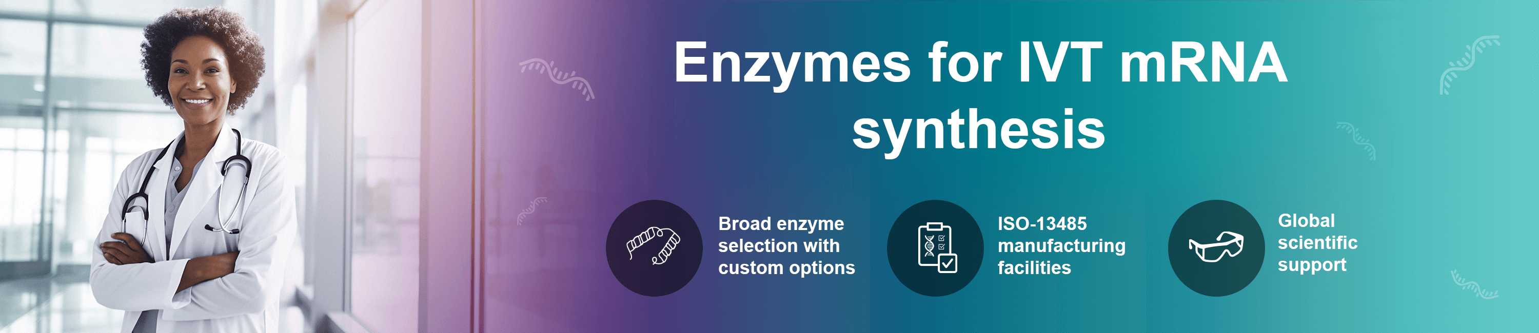 Enzymes for IVT mRNA synthesis